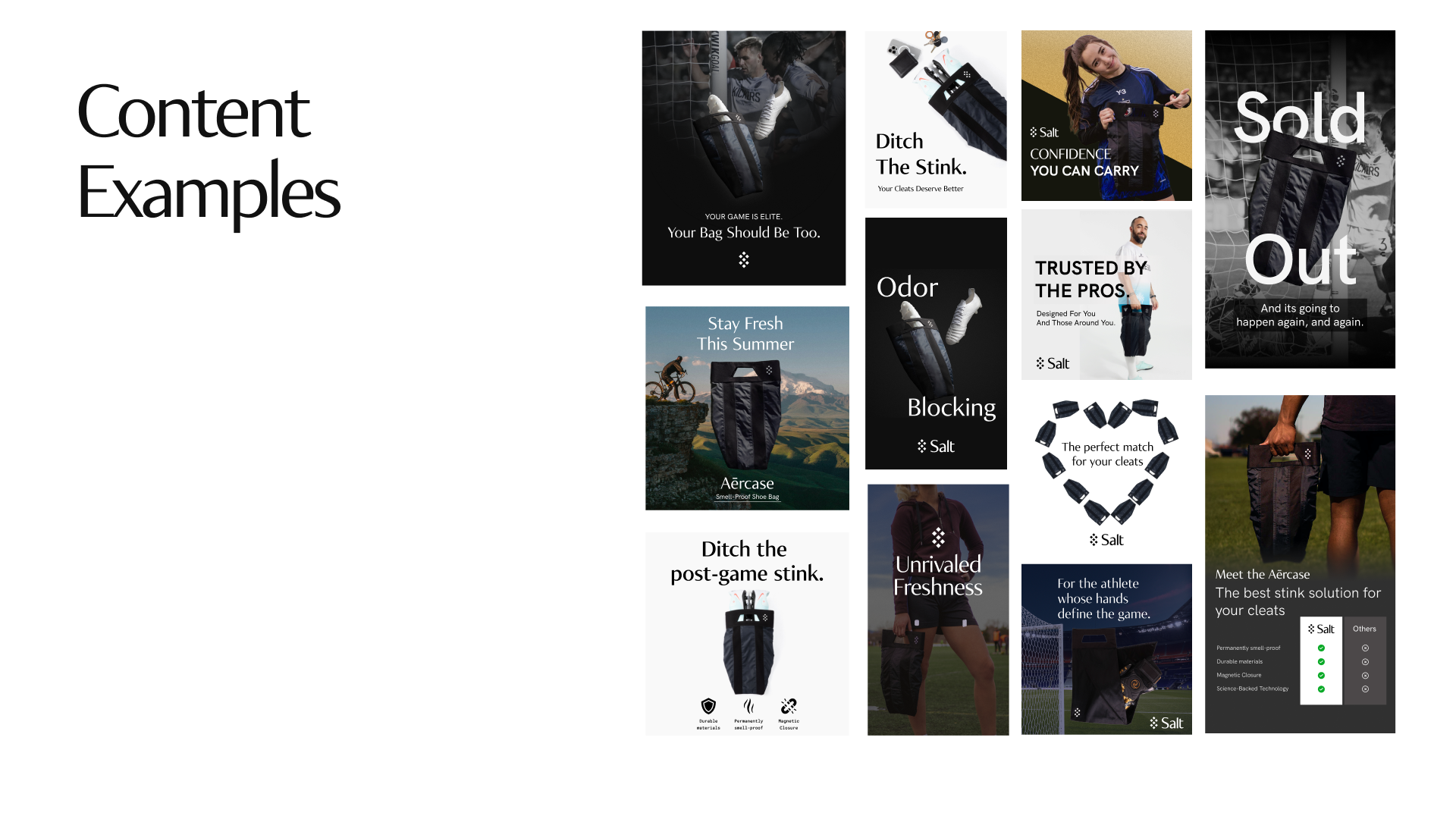 Salt content examples