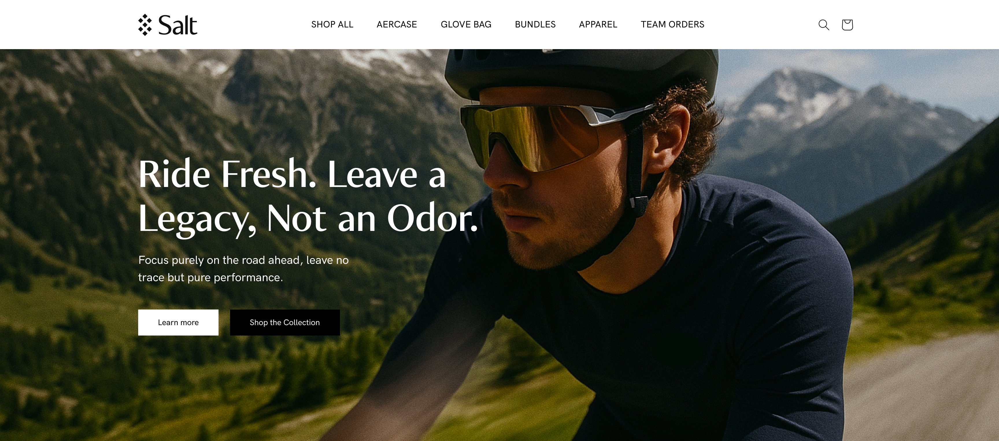 Salt cycling hero — Ride Fresh campaign