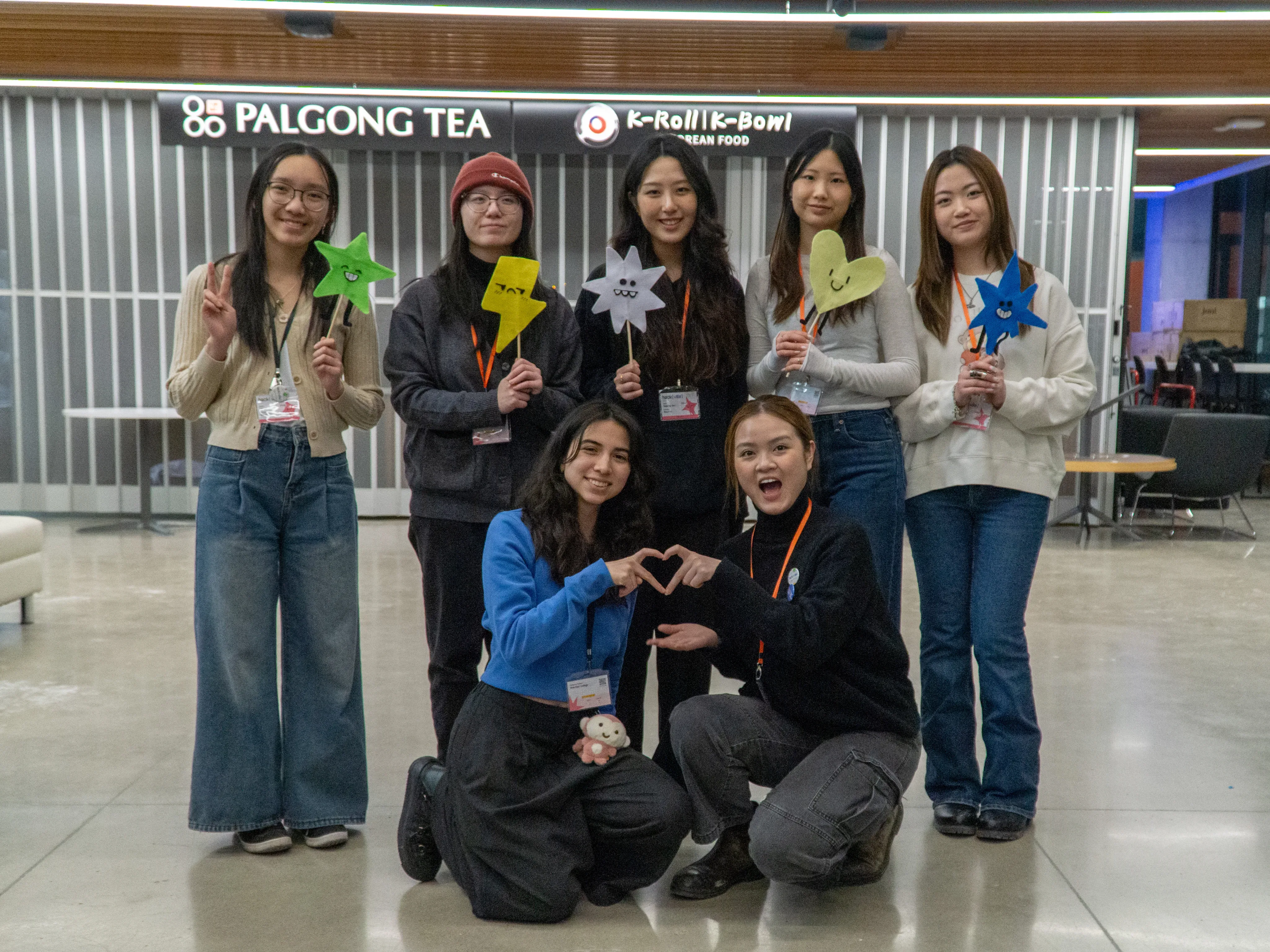 Emily with the Hackville design team