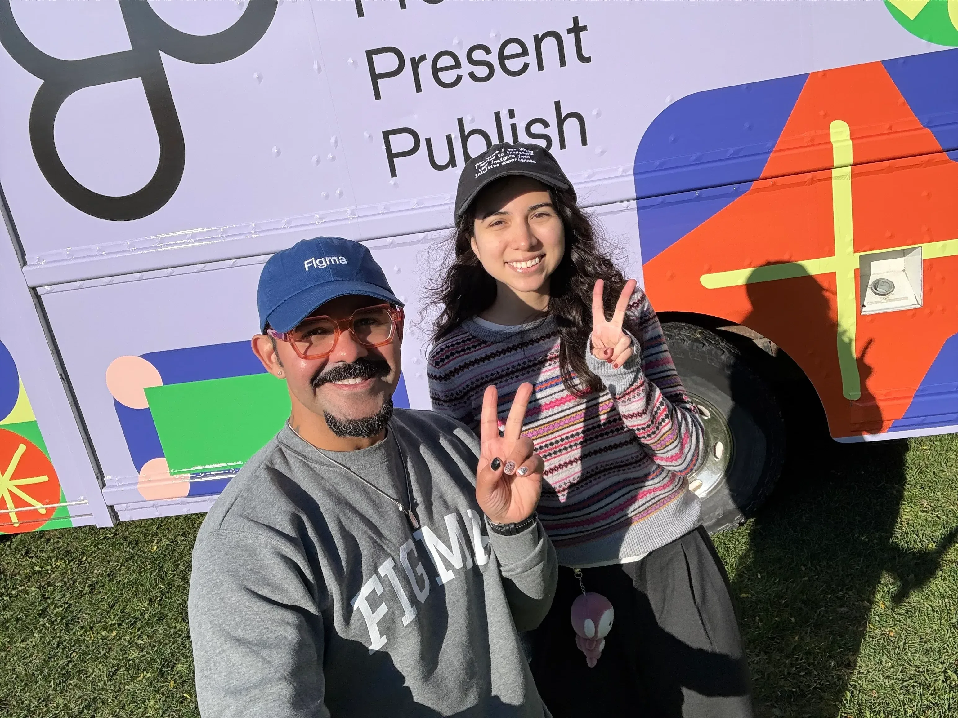 Emily at a design event